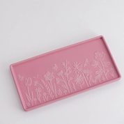In The Meadow Pink Rectangle Platter