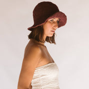 Peggie Bucket Hat Merlot