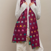 Fuchsia Romance Scarf