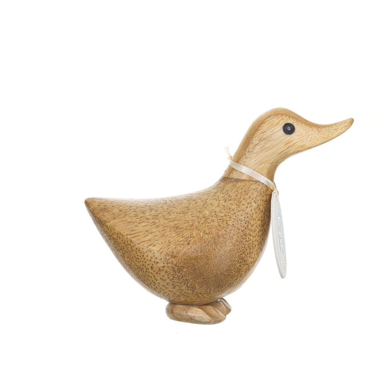 Natural Wooden Ducky Facing Forward