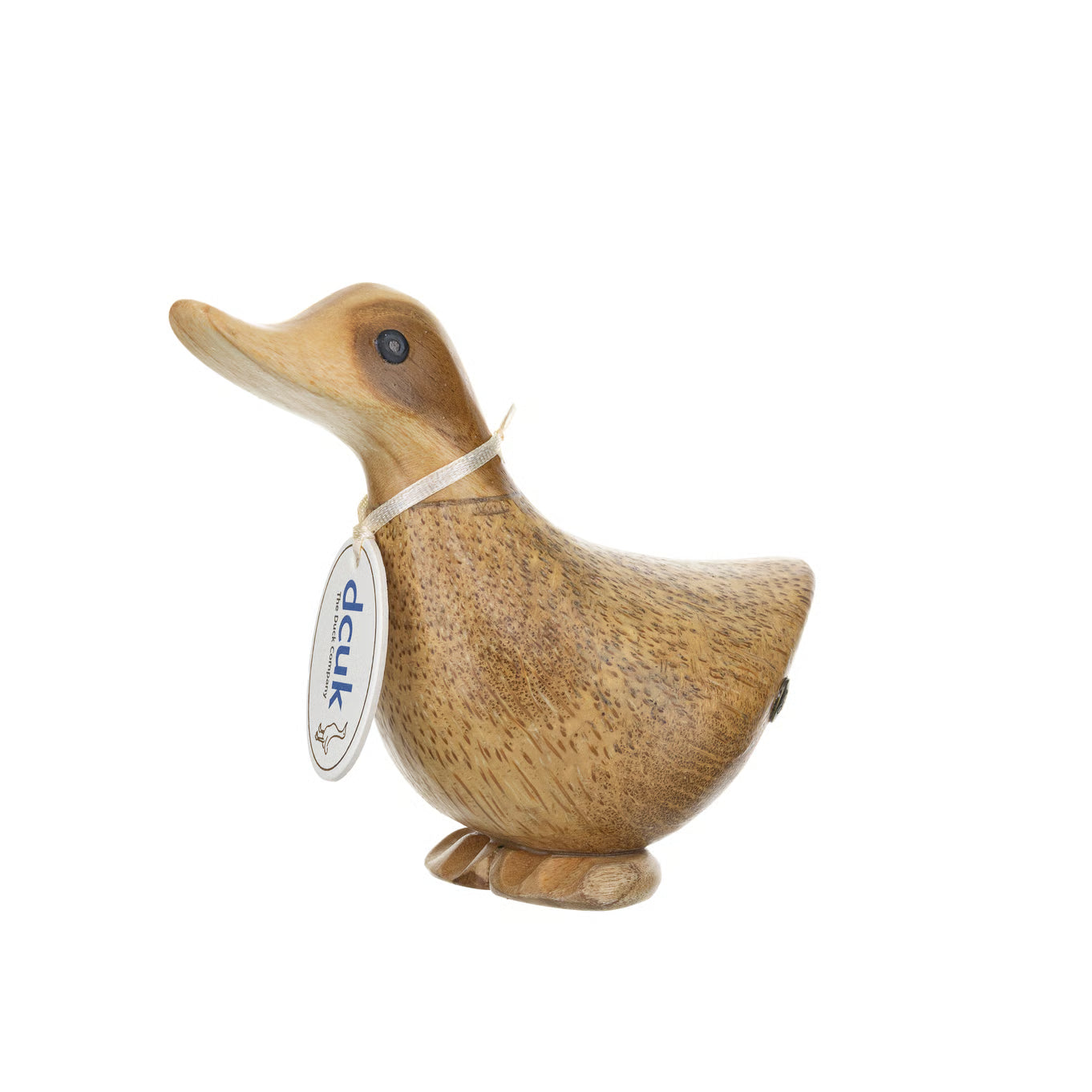 Natural Wooden Ducky Facing Forward