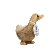 Natural Wooden Ducky Facing Right