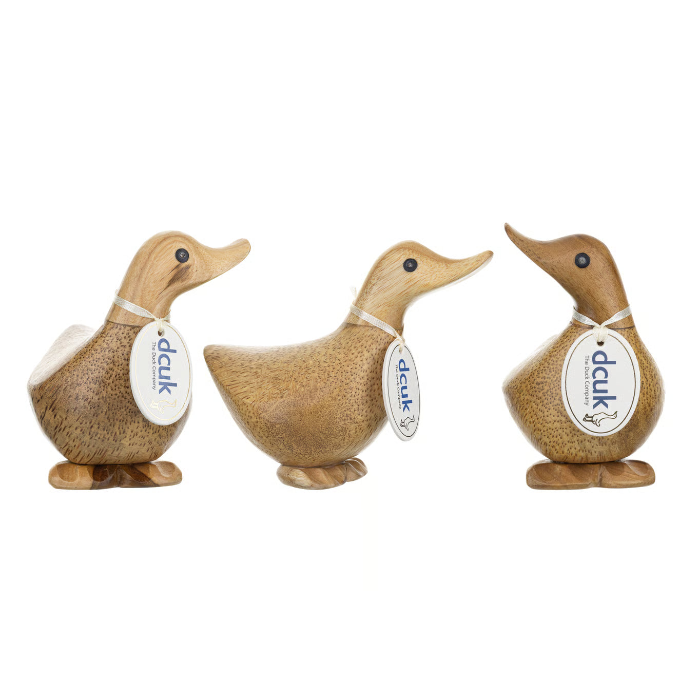 Natural Wooden Ducky Facing Left