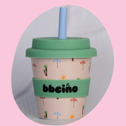 Reusable Babycino Bamboo Cup Life's a Beach 120ml