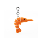 Felt Prawn Keychain