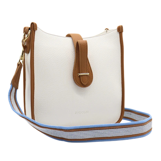 Dominic Max Bag Dual Tone White Tan