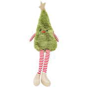 Fluffy Christmas Tree Sitting Decoration Large Green