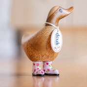 Floral Boots Ducky Pink
