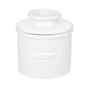 The Original Butter Bell® Crock Cafe White