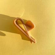 Loop Claw Clip Beige