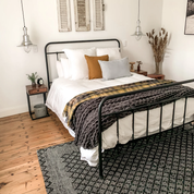 Buchanan Natural Recycled Wool Blend Scottish Tartan Blanket