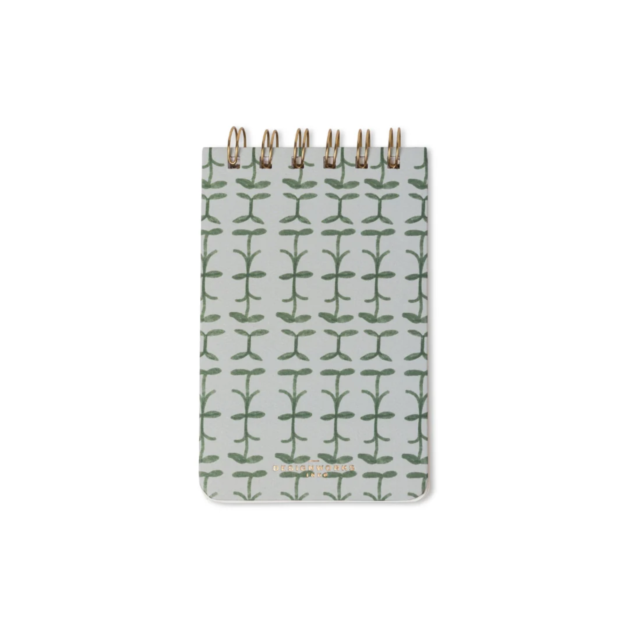 Tulip Twin Wire Notepad Green Vine