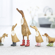 Floral Boots Ducklet Pink