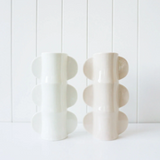 Snow Pea Vase White