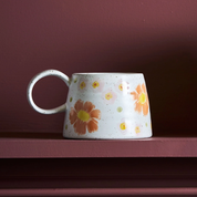 Flower Garden June Large Handled Mug