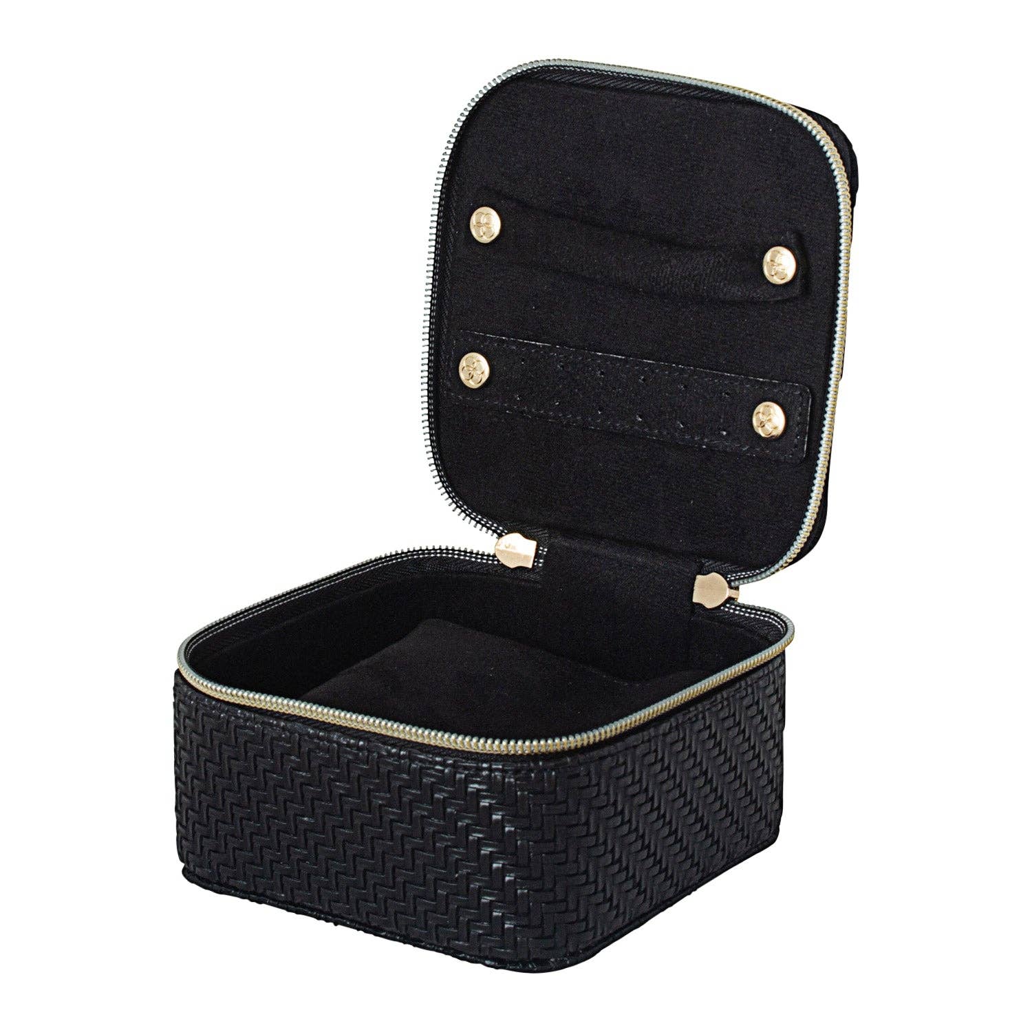 Herringbone Jewellery Cube Licorice