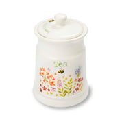 Ceramic Tea Canister Bee Happy