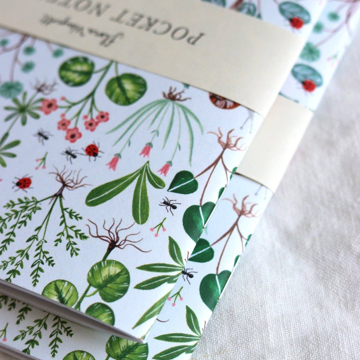 Green Botanical Pocket Notebook