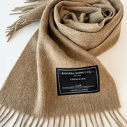 Camel Lambswool Scarf