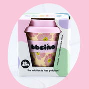 Reusable Babycino Bamboo Cup Poppy 120ml