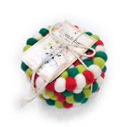 Set Of 4 Eco Coasters North Pole