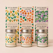 Bloom x Claire Ritchie: Sandalwood & Vanilla Soy Candle