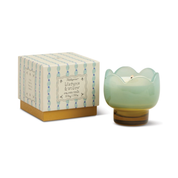 Tulip Glass Candle Wisteria & Willow 5.5oz