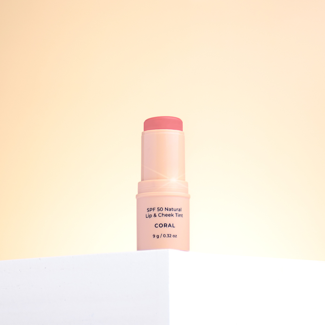 SPF 50 Natural Lip & Cheek Tint Coral