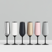 Champagne Flute Brushed Stainless