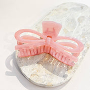 Willow Ribbon Claw Clip Pink