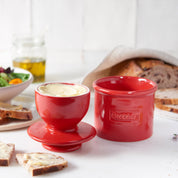 The Original Butter Bell® Crock Cafe Maraschino Red