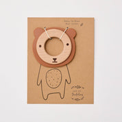 Bailey The Bear Teether Wood & Silicone