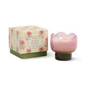 Tulip Glass Candle Bronzed Gardenia 5.5oz