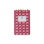 Tulip Twin Wire Notepad Pinwheel Pink