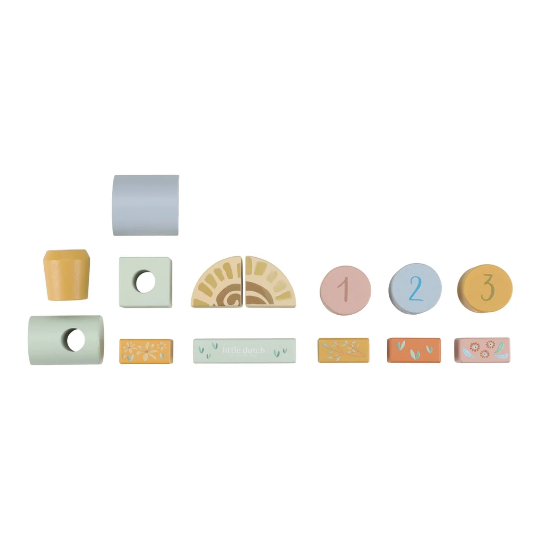 Safari Friends Wooden Block Train