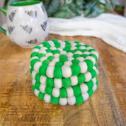 Set Of 4 Eco Coasters Peppermint