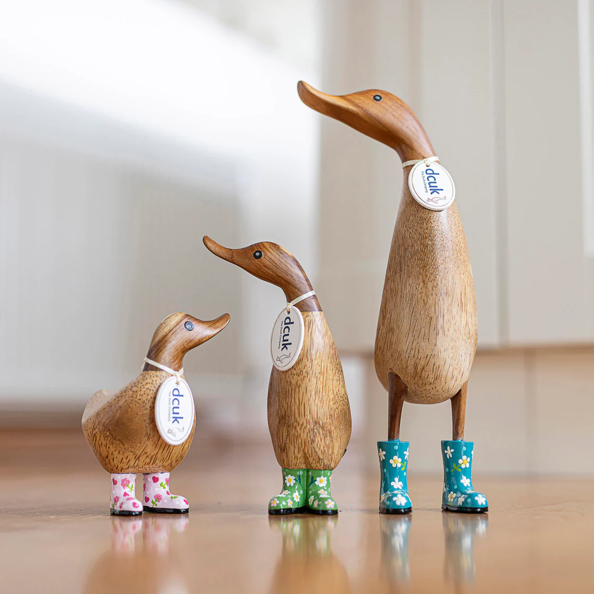 Floral Boots Ducky Pink