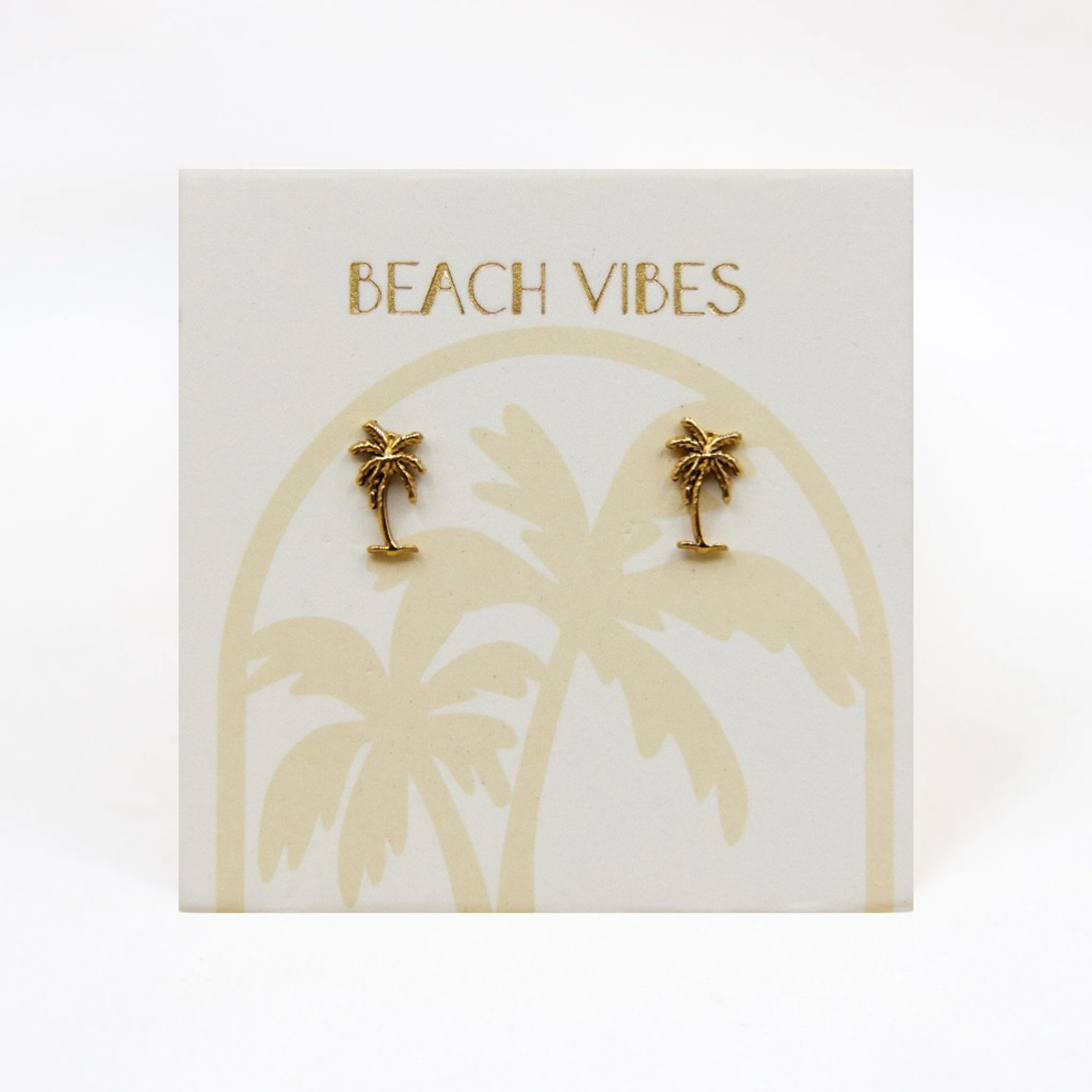 Beach Vibes Earrings Gold