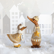 Christmas Gilded Caramel Duckling Star Jumper
