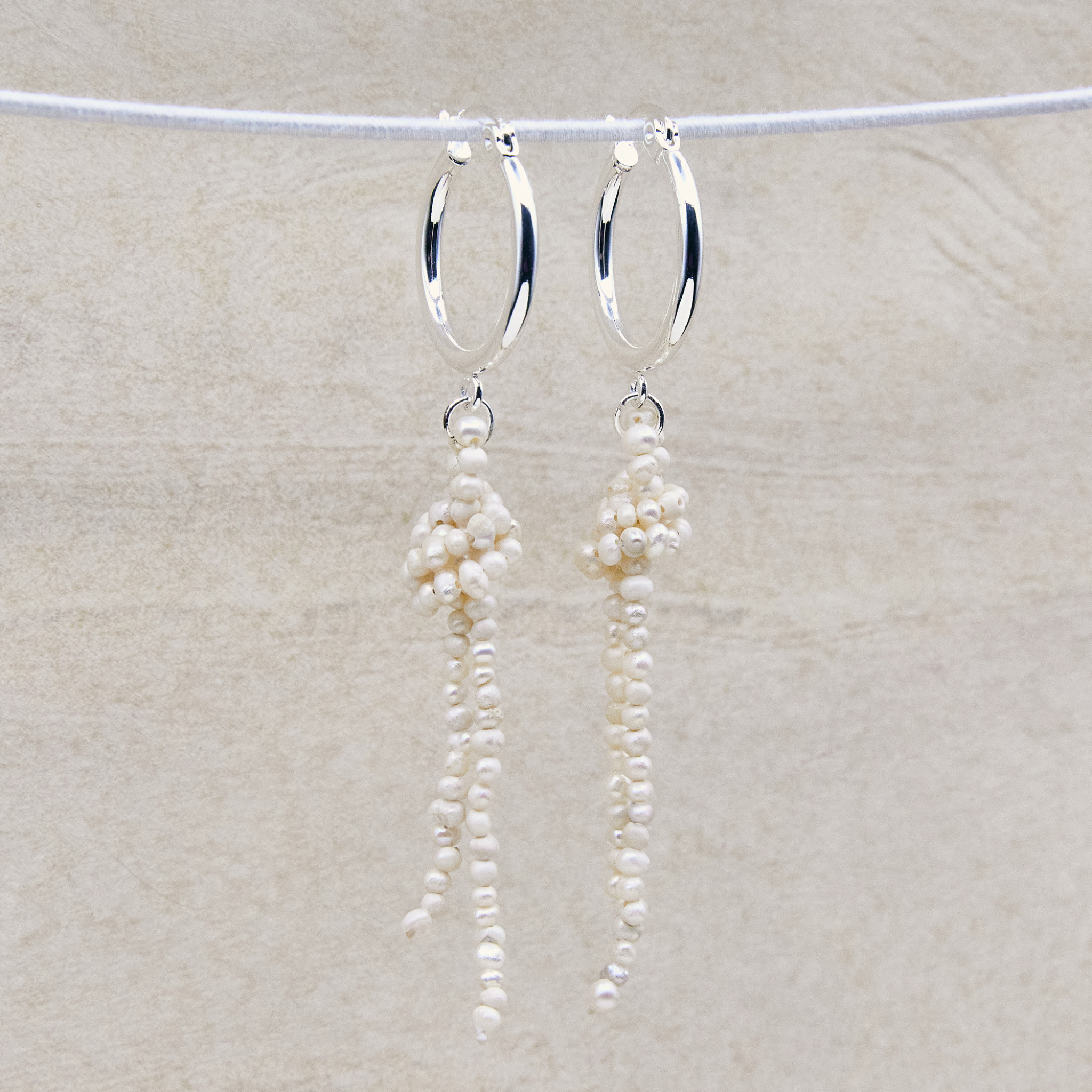 Clio Earrings Silver