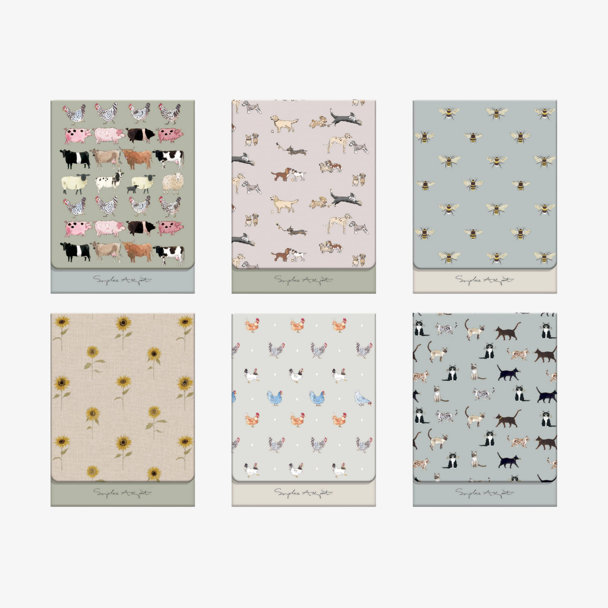 Premium Pocket Notebook Farm Animals