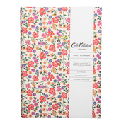 A5 Soft Cloth Cover Daily Planner Cream Floral