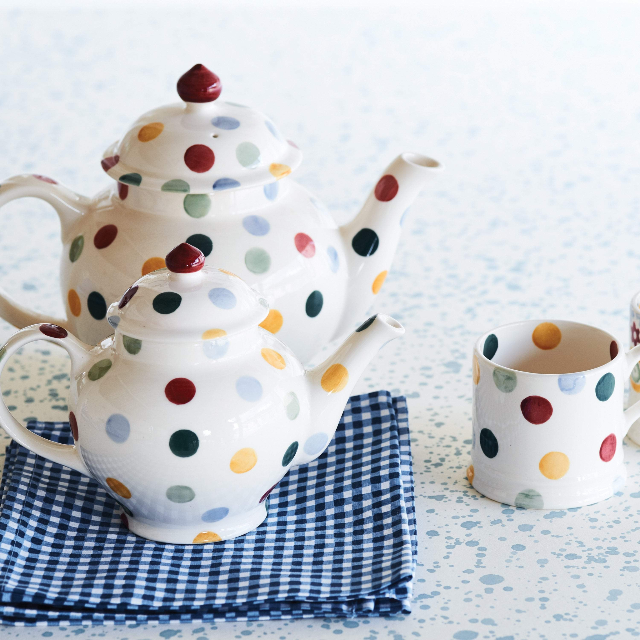 Polka Dot 4 Mug Teapot