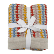 Confetti Stripe Baby Blanket Carnival