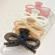 Willow Ribbon Claw Clip Latte