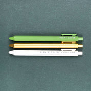 Plant Jotter Gel Pen Set of 3