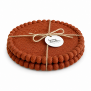 Felt Trivet Set Spiced Cocoa