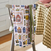 Tea Tins Cotton Apron