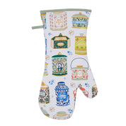 Tea Tins Cotton Oven Mitt