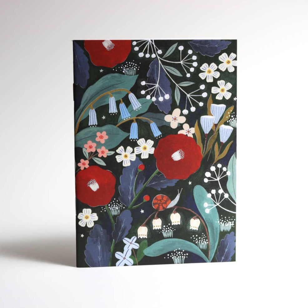 Glowing Flowers Pocket Notebook